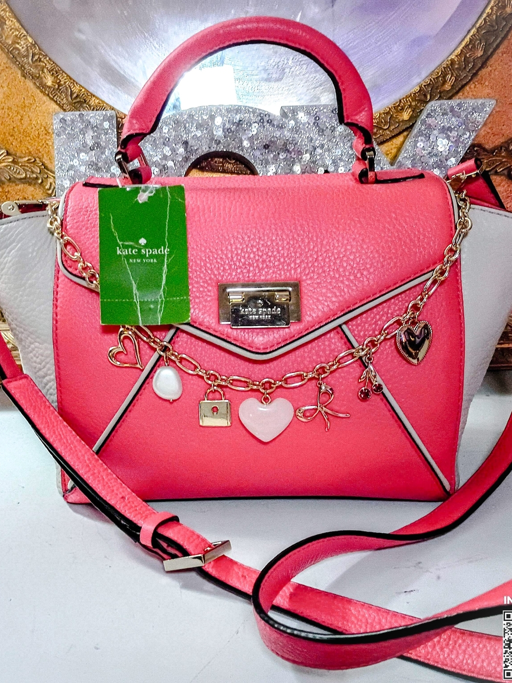 Kate Spade New York Wesley Place Laurel Pebbled Leather Satchel NWT Pristine